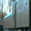 Бронепоезд шел, освобождая родину от фашистов