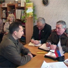 На приеме у военного комиссара области