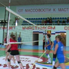 На волейбольной площадке