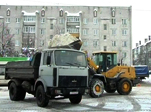 Вывоз снега продолжается