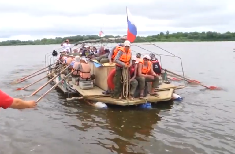 Воспитанники военно-спортивного клуба имени Саплина совершили очередной водный поход