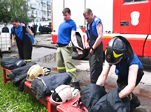 Победили в командном зачете: пожарно-спасательный отряд из Мурома стал лучшим по боевому развертыванию